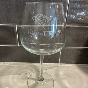 Game of Thrones GOT wine glass (house of stark)